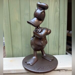 13” Donald Garden Statue Bronze